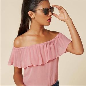 NWT Reformation Birdie Top in Rosie